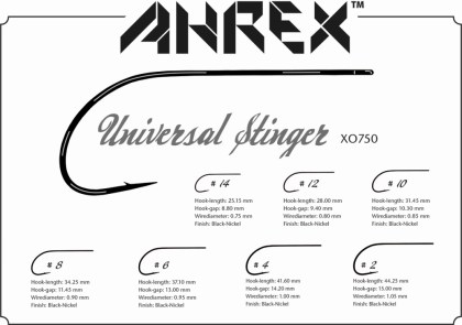 Ahrex XO750 Universal Stinger uniwersalny hak streamerowy